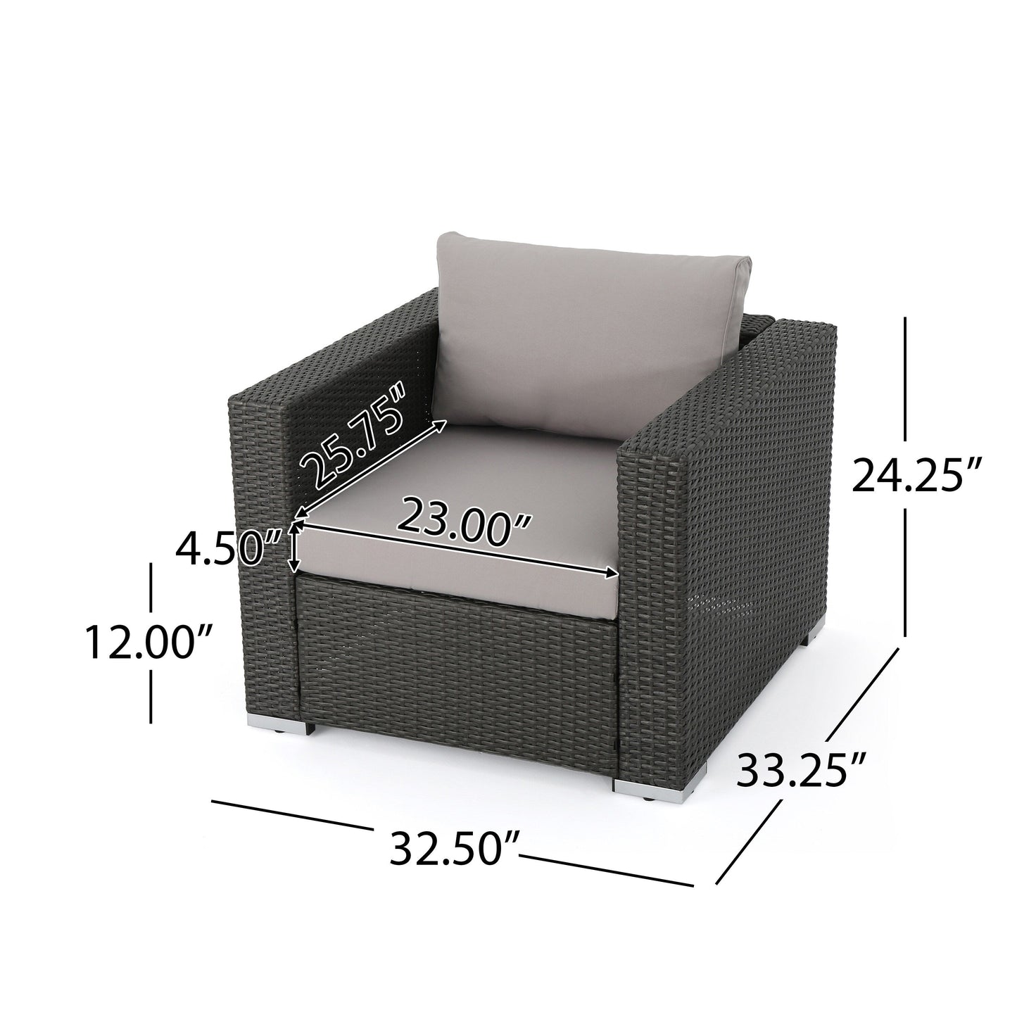 Christopher Knight Home Santa Rosa Outdoor 7-piece Wicker Seating Sectional Set