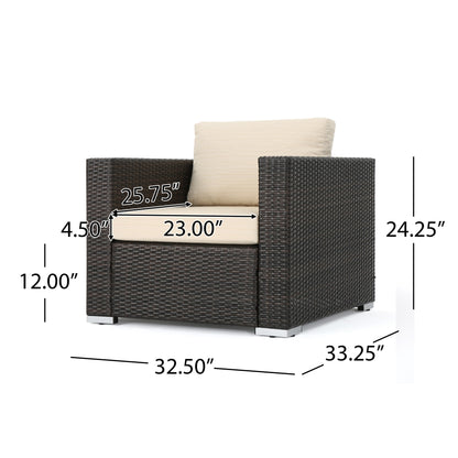 Christopher Knight Home Santa Rosa Outdoor 7-piece Wicker Seating Sectional Set