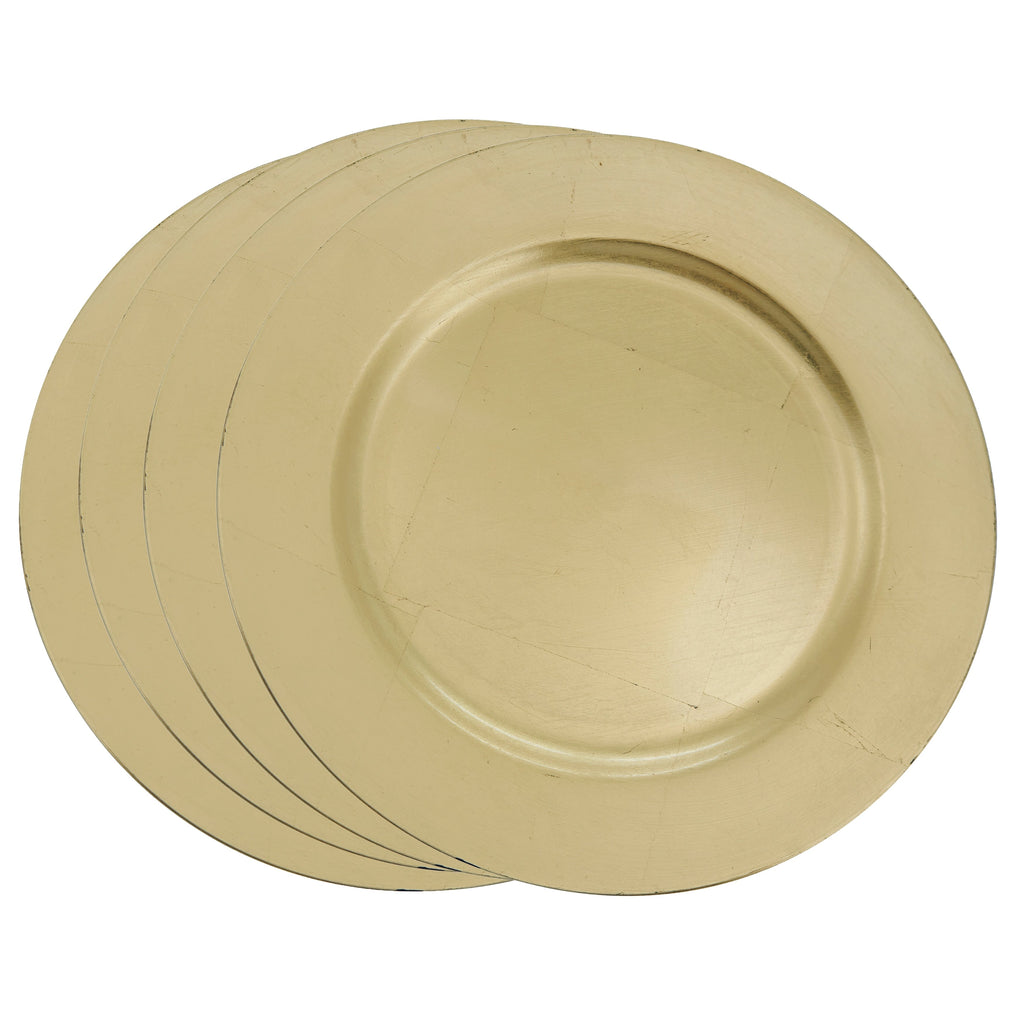 Charger Plates With Classic Design (Set of 4)