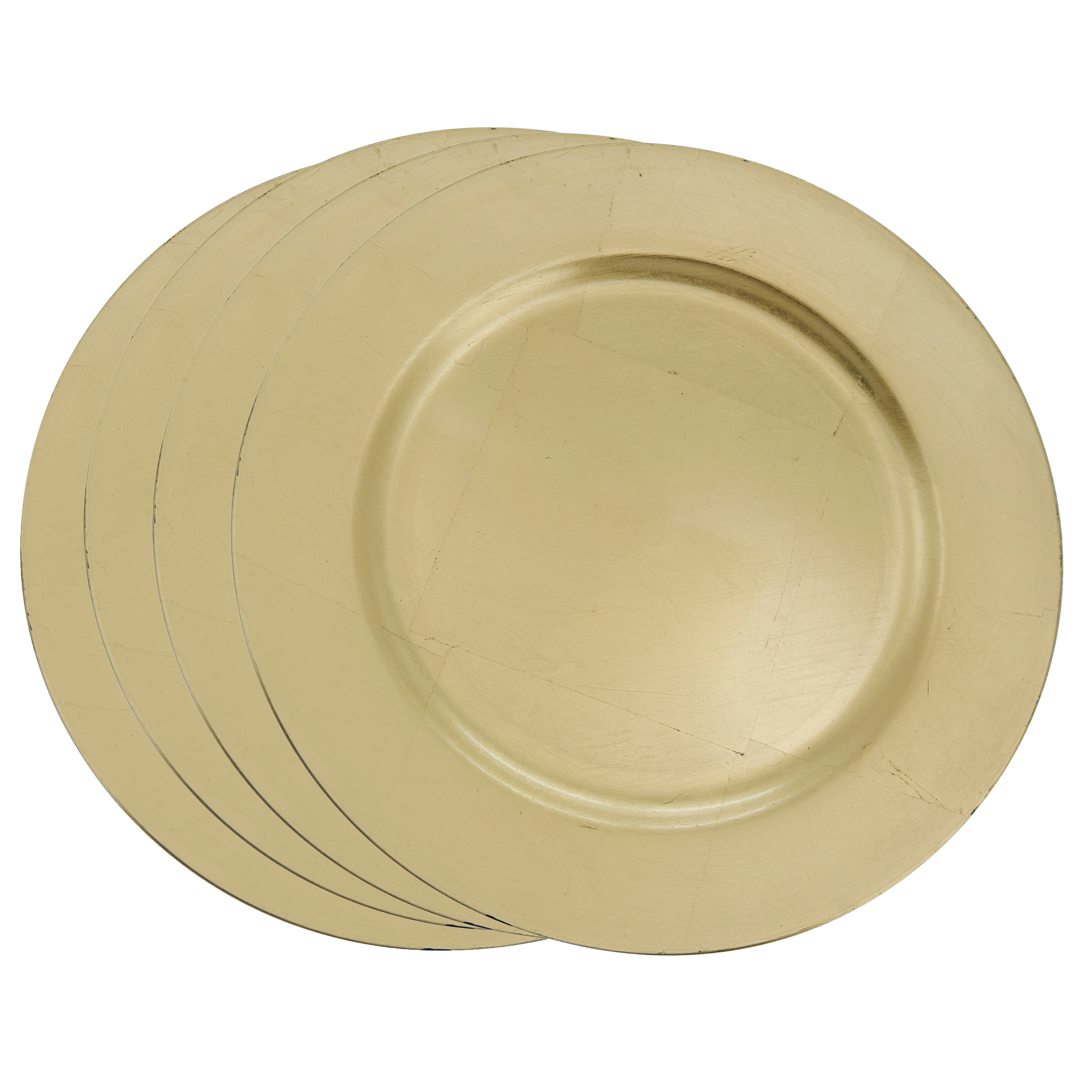 Charger Plates With Classic Design (Set of 4)