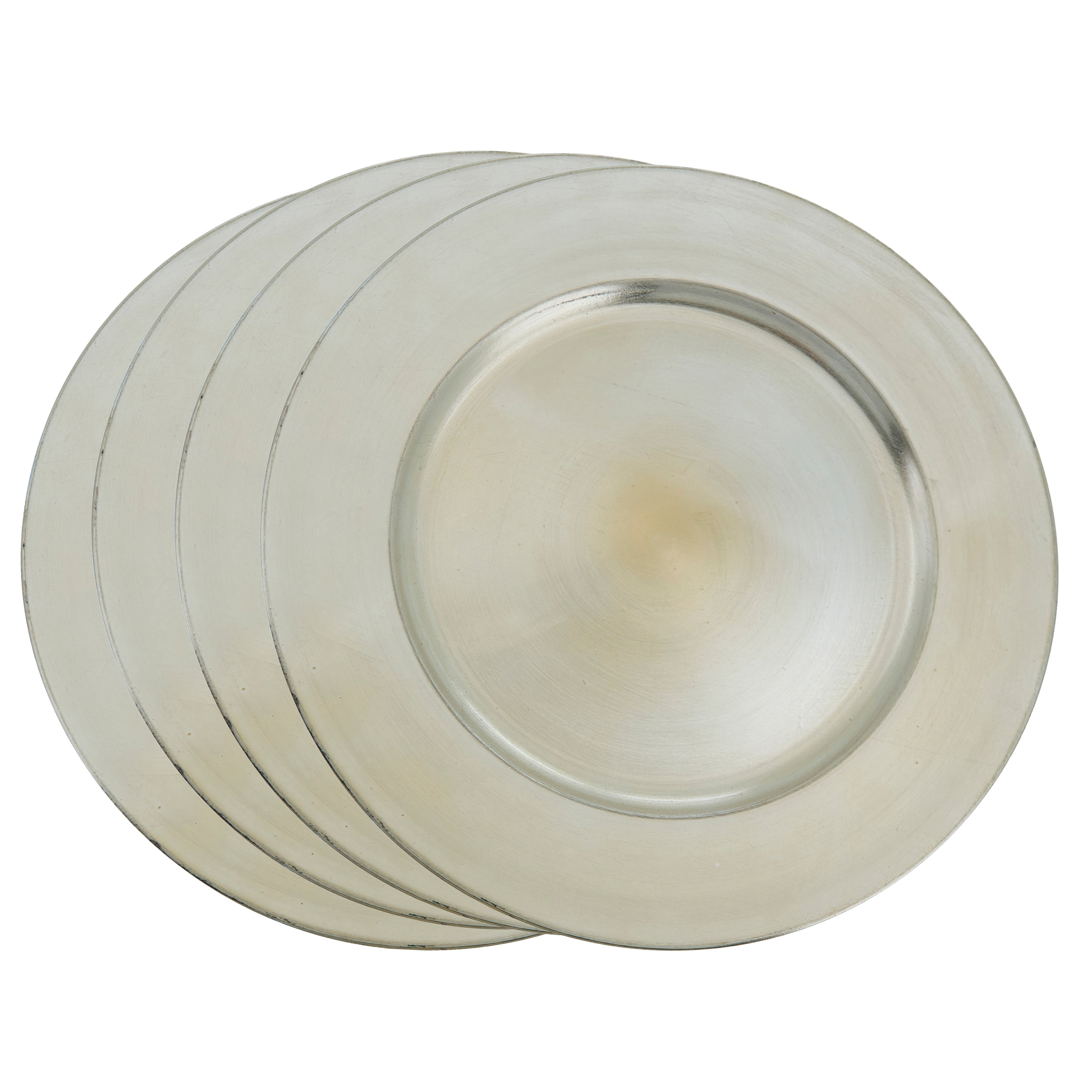 Charger Plates With Classic Design (Set of 4)