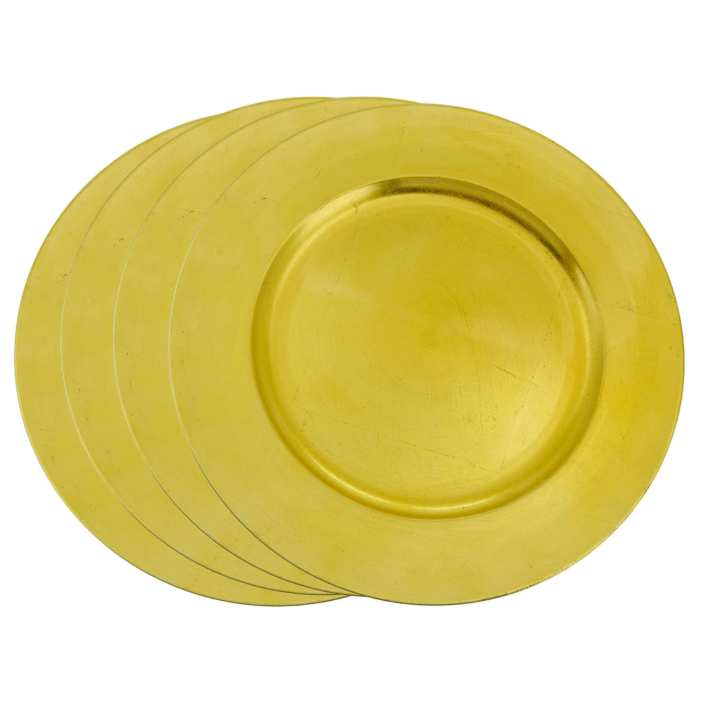 Charger Plates With Classic Design (Set of 4)