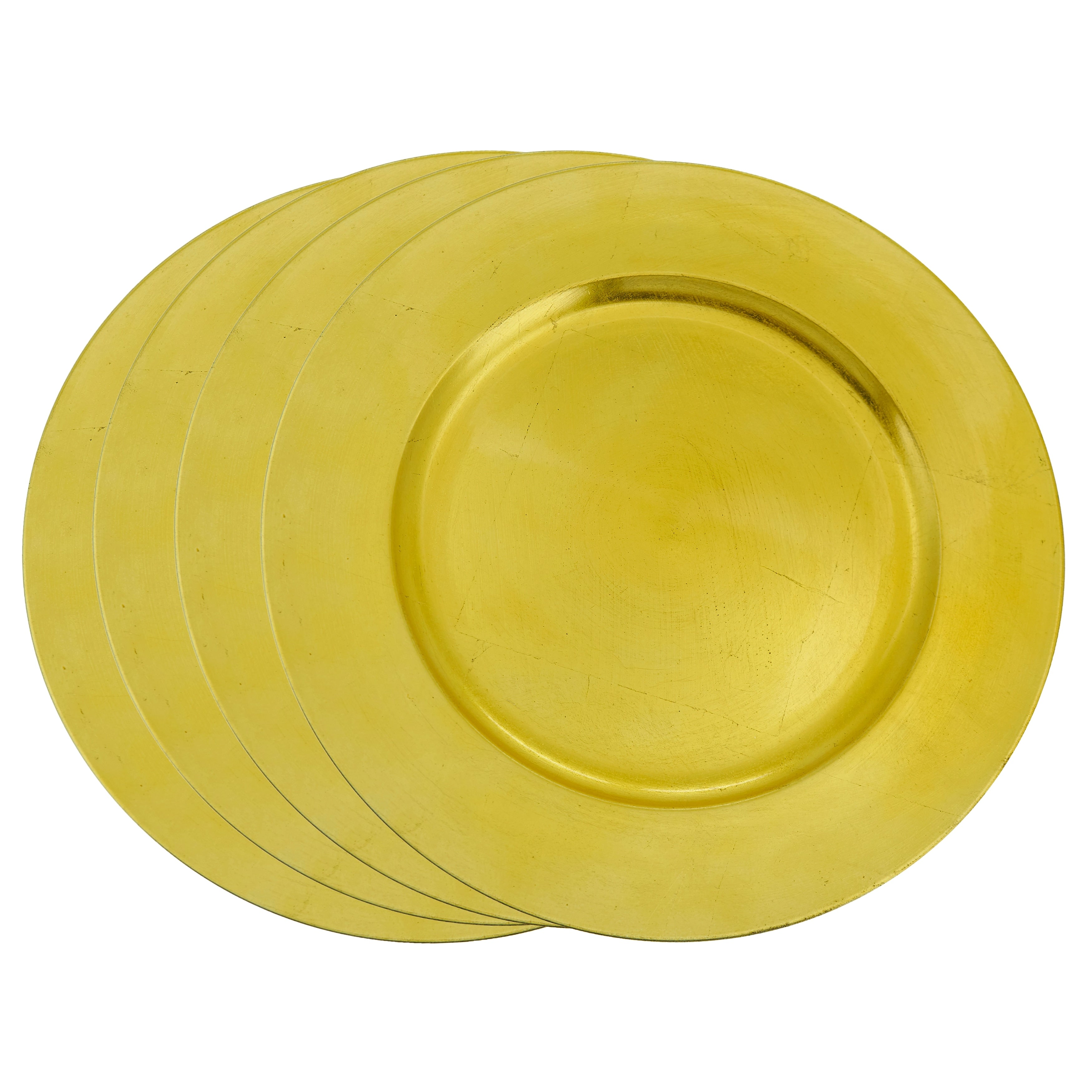 Charger Plates With Classic Design (Set of 4)