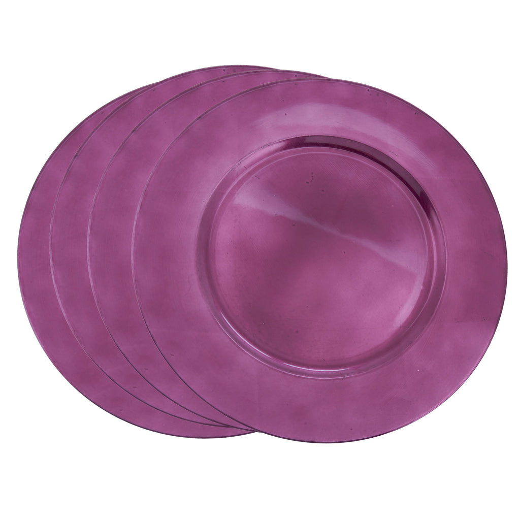 Charger Plates With Classic Design (Set of 4)