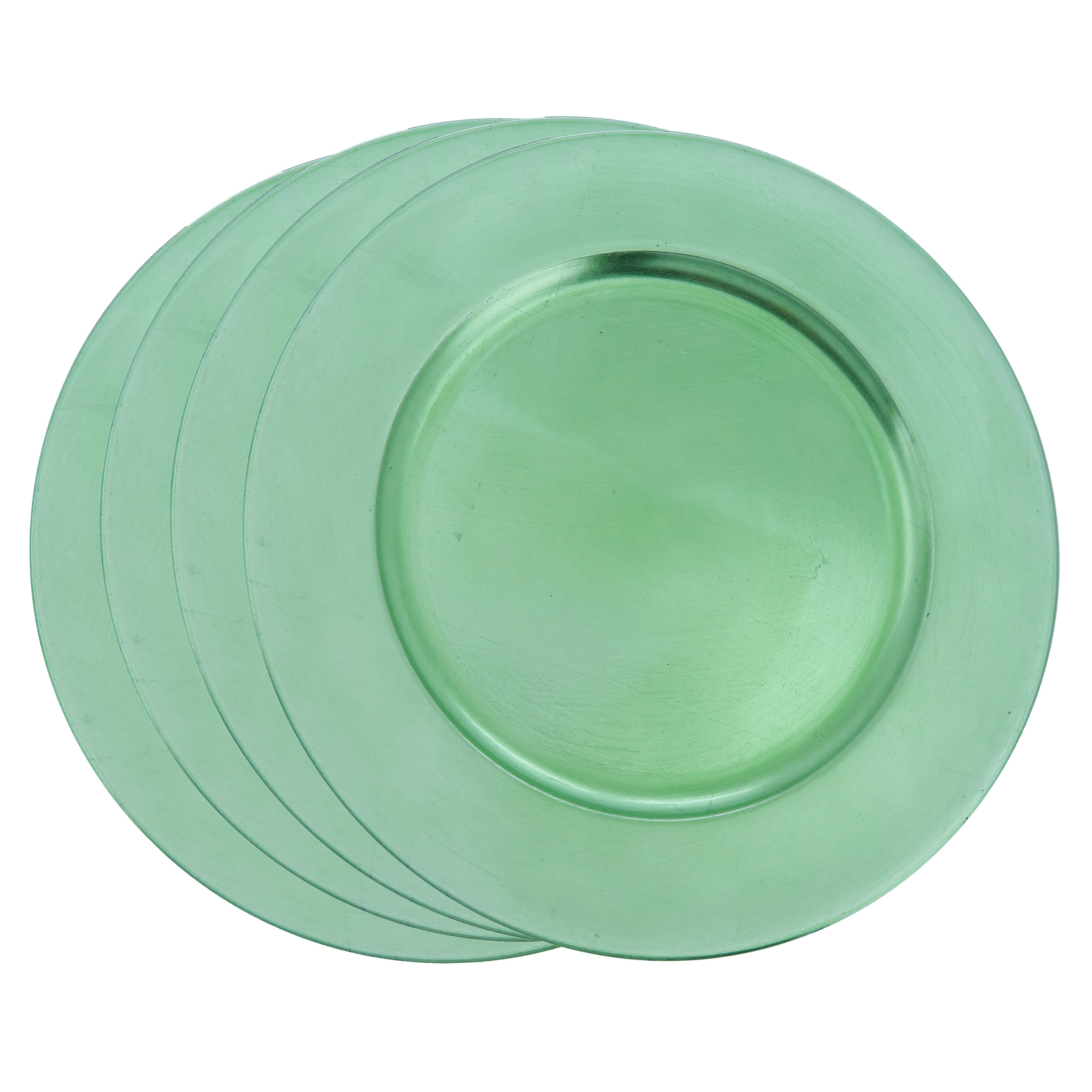 Charger Plates With Classic Design (Set of 4)