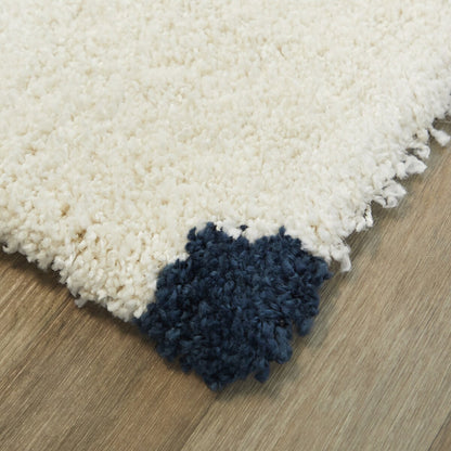 Mod-Tod Clouds Kids Shag Area Rug