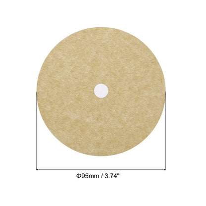 Coffee Filter Papers Disposable Round Paper with Hole Pack of 200 - 3.74 Inch