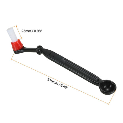 Coffee Machine Brush, 2Pcs Coffee Cleaning Tool for Espresso Machine, Red