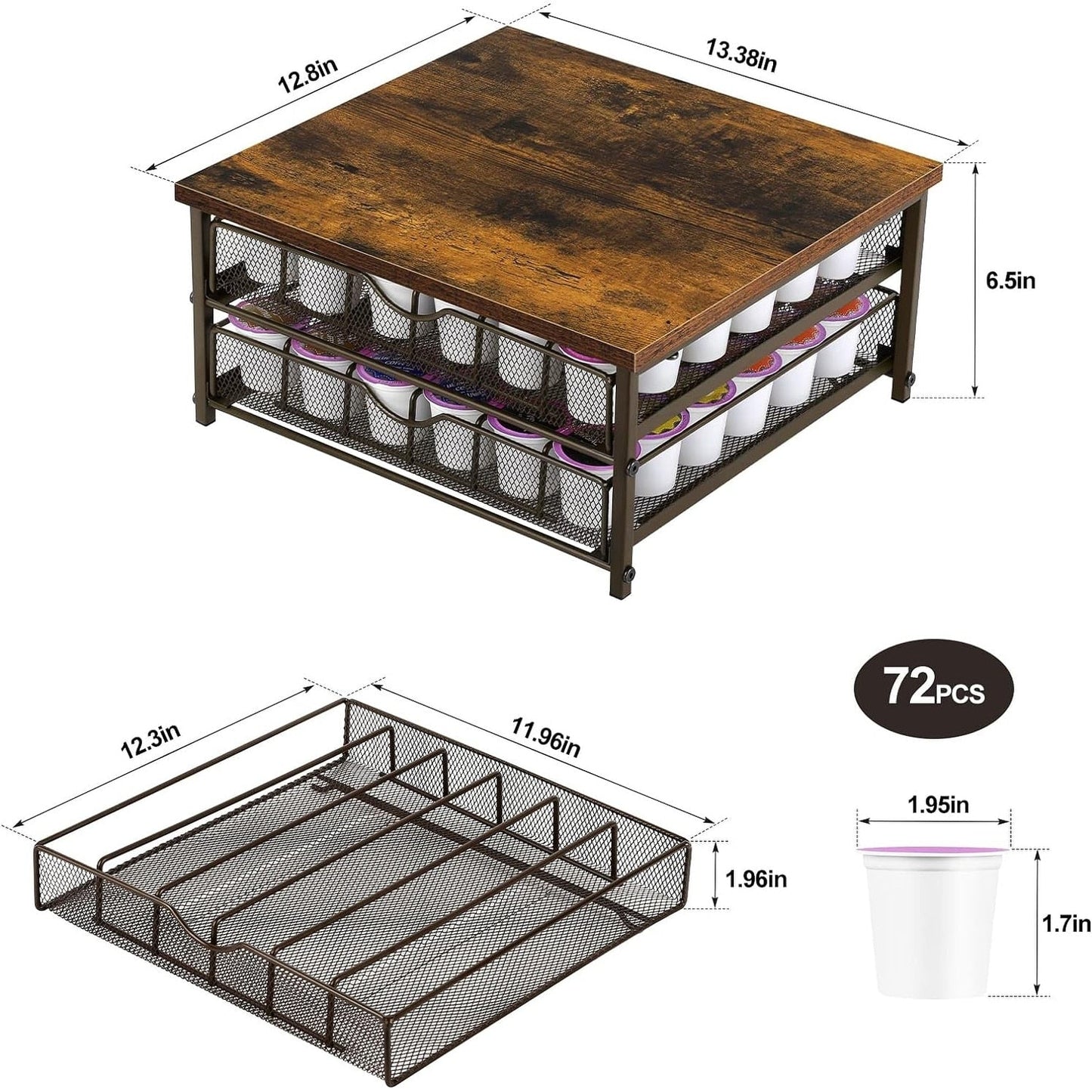 Coffee Pod Drawer Holder