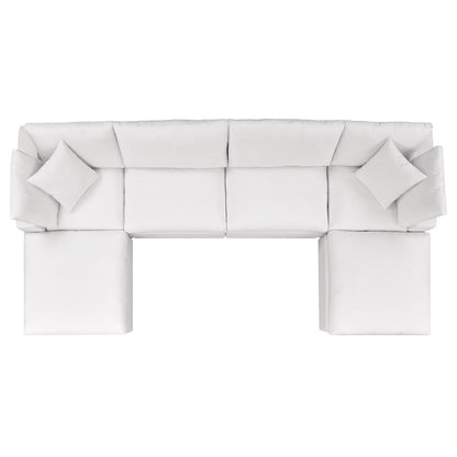Commix 6-Piece Outdoor Patio Sectional Sofa
