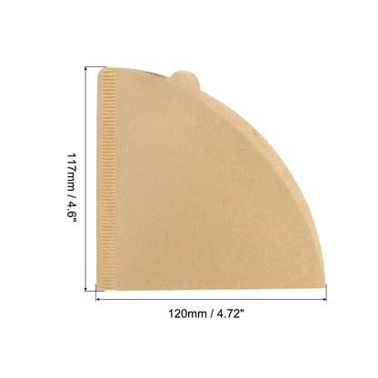 Cone Coffee Filters, Pack of 100 - Natural Brown