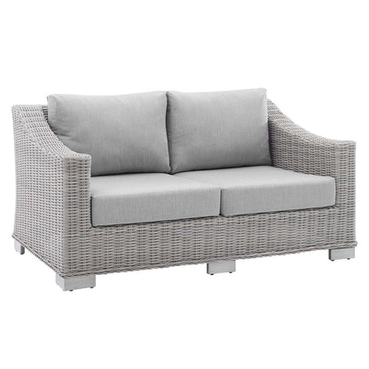 Conway Sunbrella? Outdoor Patio Wicker Rattan 4-Piece Furniture Set