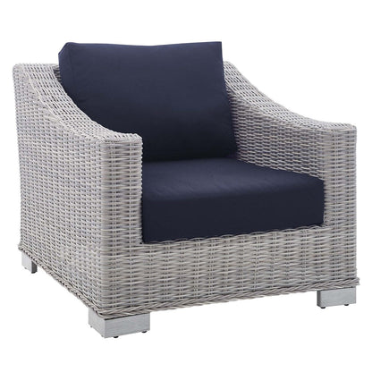 Conway Sunbrella? Outdoor Patio Wicker Rattan 4-Piece Furniture Set