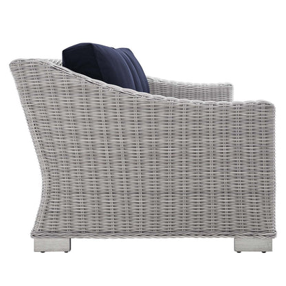 Conway Sunbrella? Outdoor Patio Wicker Rattan 4-Piece Furniture Set