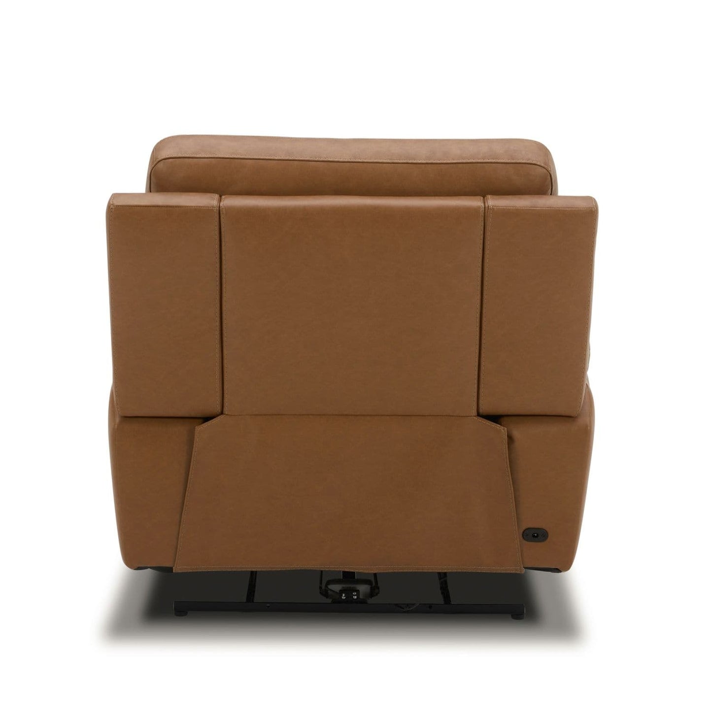 Cooper Leather Power Recliner - Camel