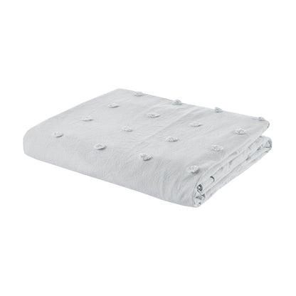 Intelligent Design Maize Cotton Jacquard Duvet Cover Set with Euro Shams and Throw Pillows