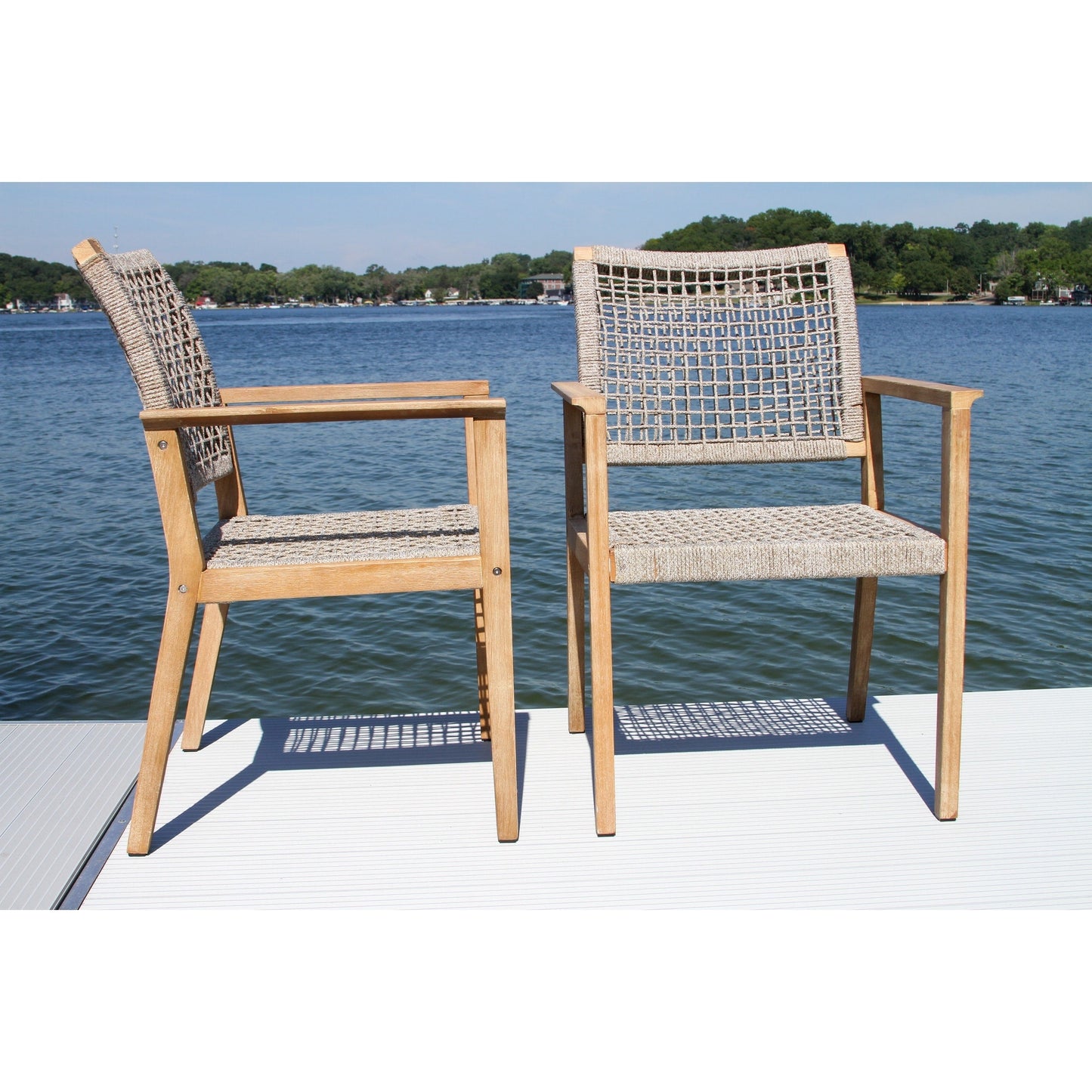 Cordelia 6-Piece Ivory Composite and Eucalyptus Wash Dining Set With Bench