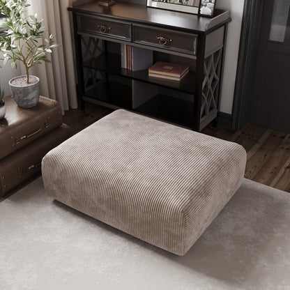 Corduroy Sofa Couch Ottoman