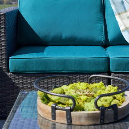 Corvus Trey 12-piece Sectional Wicker Patio Sofa Set