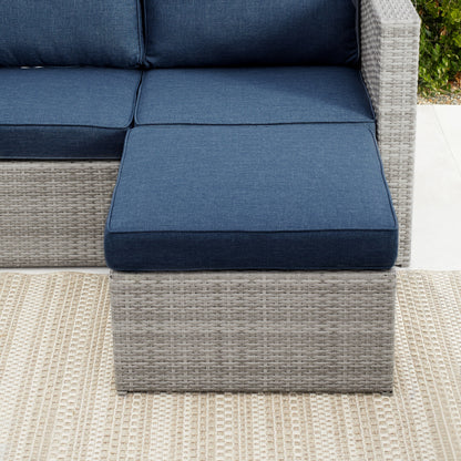 Corvus Trey 12-piece Sectional Wicker Patio Sofa Set