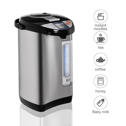 Costway 5-Liter LCD Water Boiler and Warmer Electric Hot Pot Kettle - 9''X12''X16''