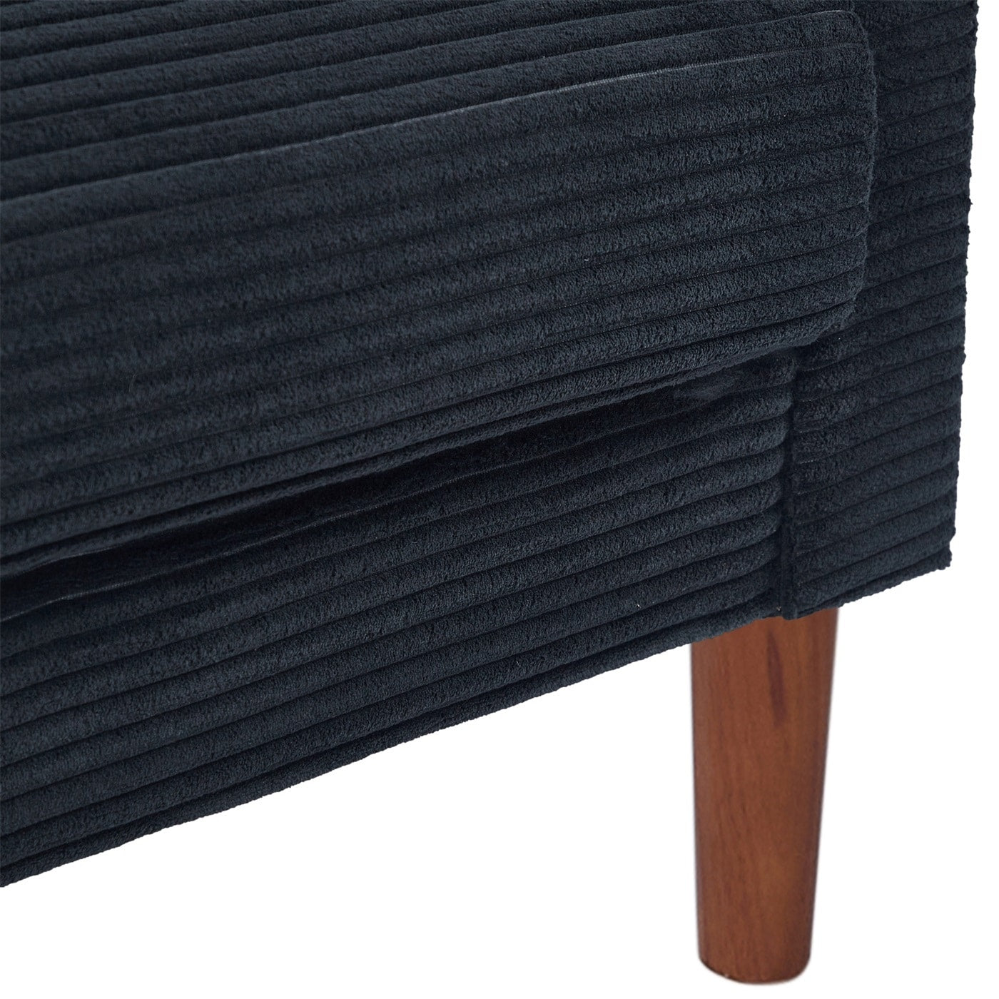 Couch Sofa, Corduroy Fabric Couches Loveseat Furniture with 2 Pillows for Living Room, Bedroom