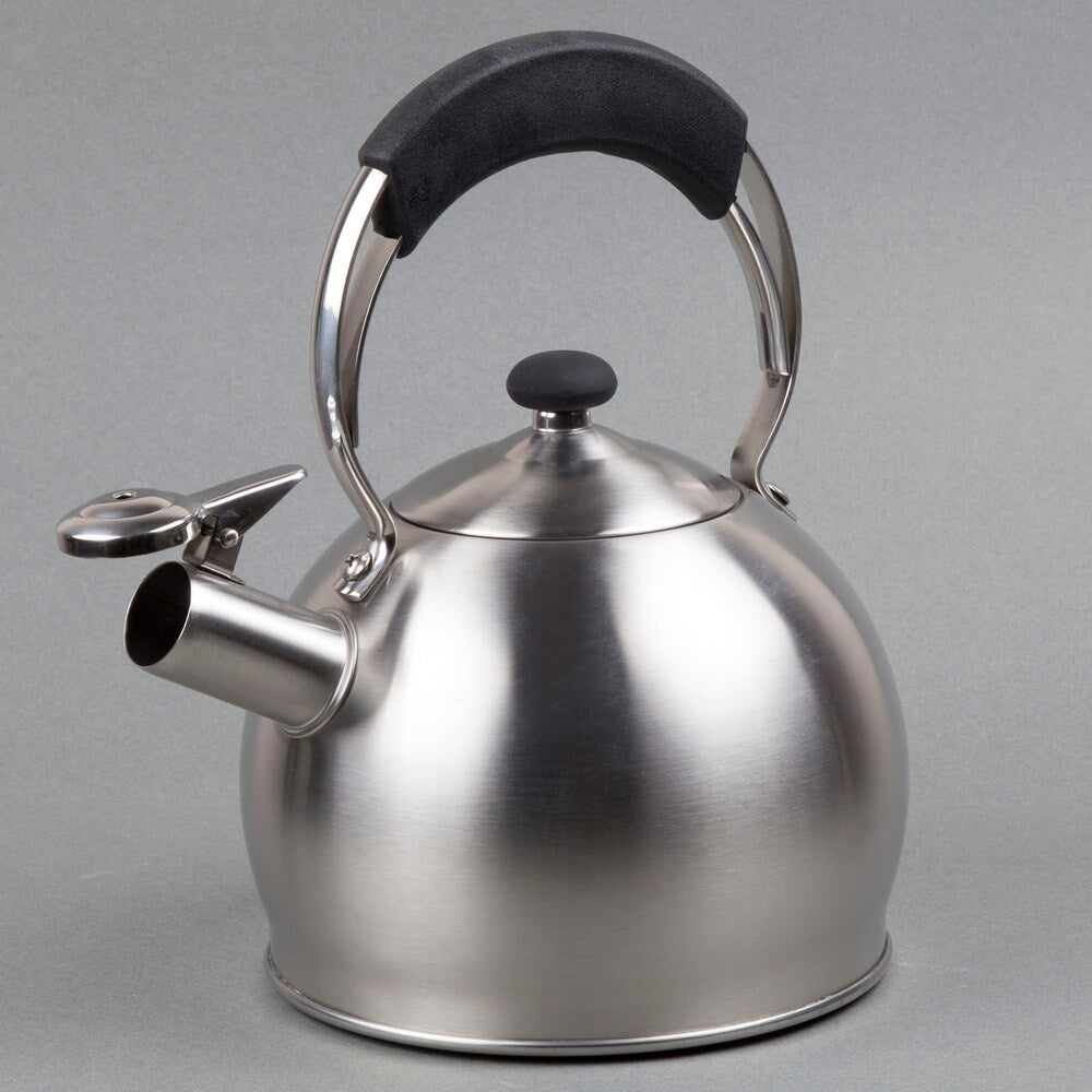 Creative Home Galaxy 2.6 Qt Stainless Steel Whistling Tea Kettle with Aluminum Capsulated Bottom