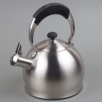 Creative Home Galaxy 2.6 Qt Stainless Steel Whistling Tea Kettle with Aluminum Capsulated Bottom