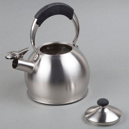 Creative Home Galaxy 2.6 Qt Stainless Steel Whistling Tea Kettle with Aluminum Capsulated Bottom