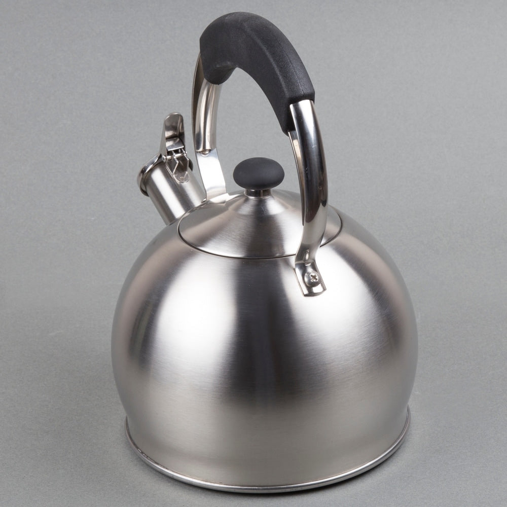 Creative Home Galaxy 2.6 Qt Stainless Steel Whistling Tea Kettle with Aluminum Capsulated Bottom