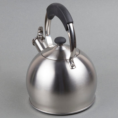Creative Home Galaxy 2.6 Qt Stainless Steel Whistling Tea Kettle with Aluminum Capsulated Bottom