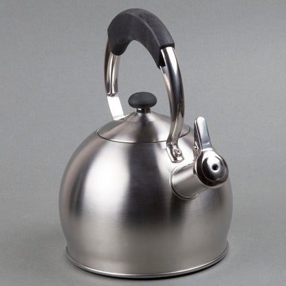 Creative Home Galaxy 2.6 Qt Stainless Steel Whistling Tea Kettle with Aluminum Capsulated Bottom