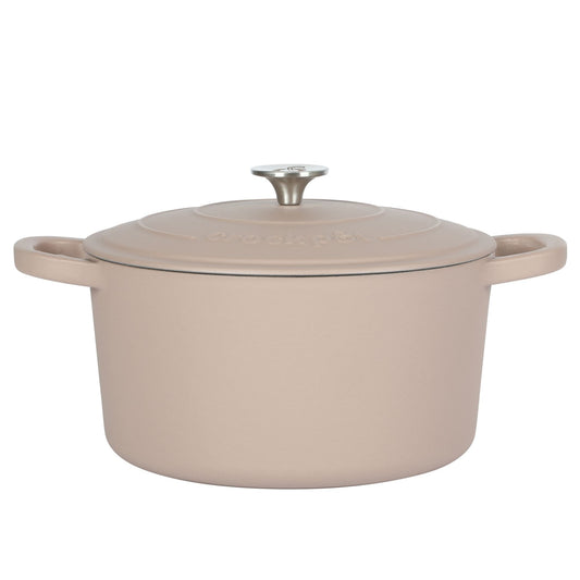 Crock Pot Artisan 5-Quart Round Dutch Oven - Matte Dusty Pink