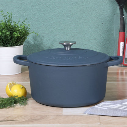 Crock Pot Artisan 5-Quart Round Dutch Oven - Matte Dusty Pink