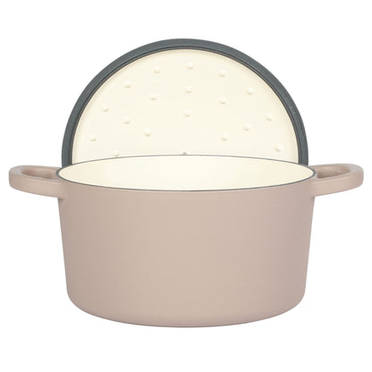Crock Pot Artisan 5-Quart Round Dutch Oven - Matte Dusty Pink