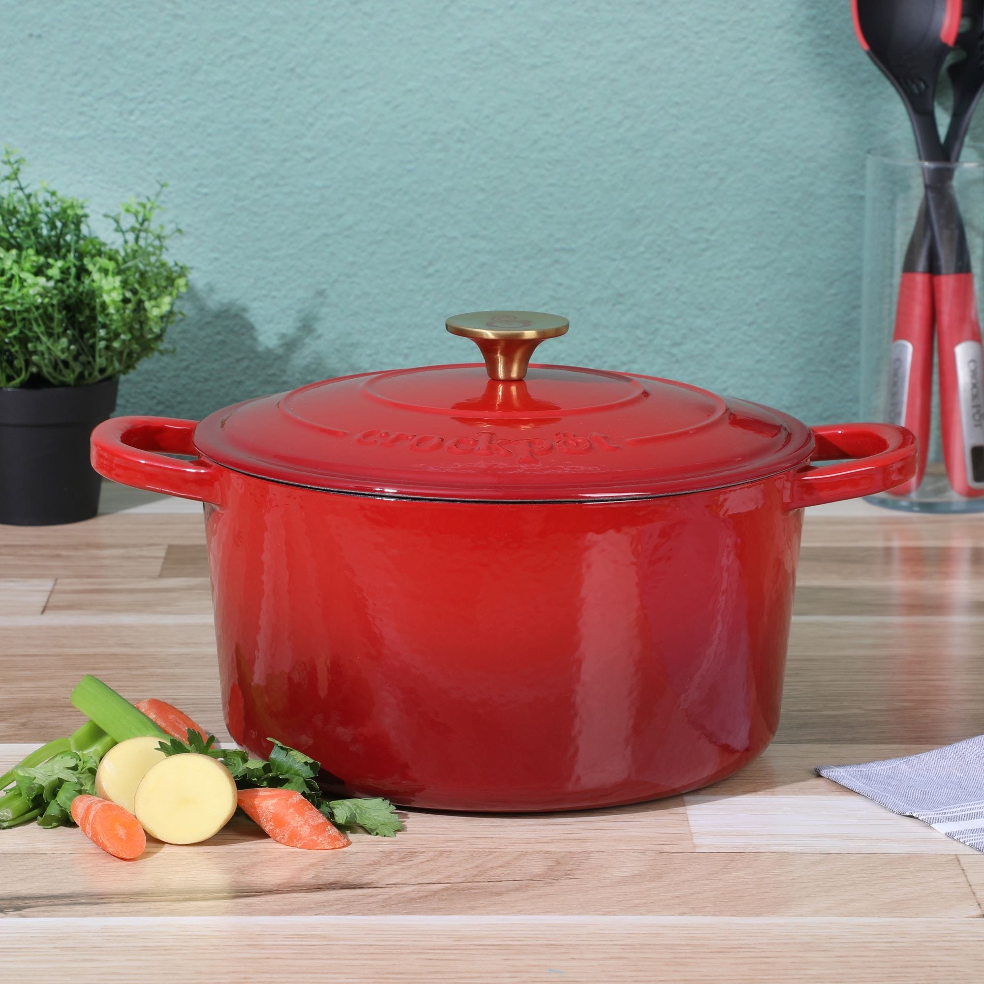 Crock Pot Artisan 6-Quart Round Dutch Oven
