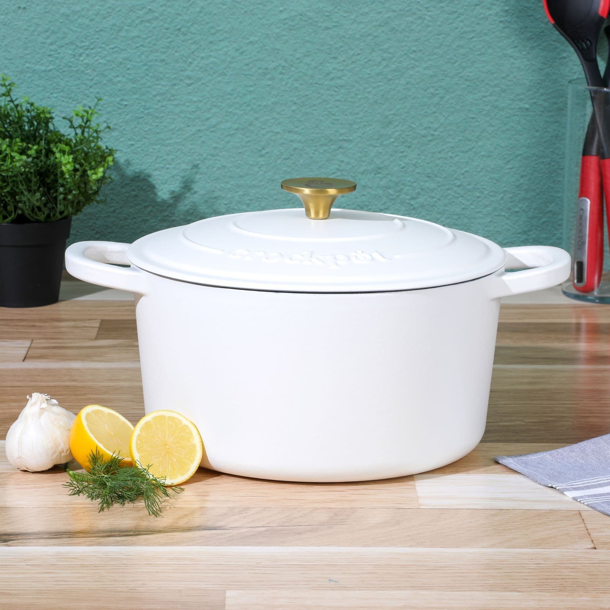 Crock Pot Artisan 6-Quart Round Dutch Oven