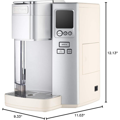 Cuisinart Single Serve Coffee Maker, 72oz, Programmable, Steel