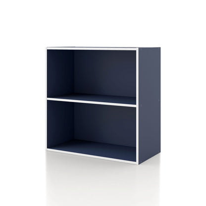 DH BASIC Modern Wood Customizable Stackable Storage Organizer - Cube Shelves, Drawer Cabinet, Bookcase with Doors by Denhour