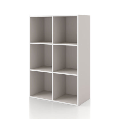DH BASIC Modern Wood Customizable Stackable Storage Organizer - Cube Shelves, Drawer Cabinet, Bookcase with Doors by Denhour