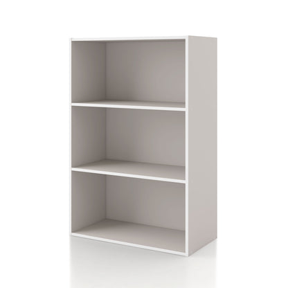 DH BASIC Modern Wood Customizable Stackable Storage Organizer - Cube Shelves, Drawer Cabinet, Bookcase with Doors by Denhour