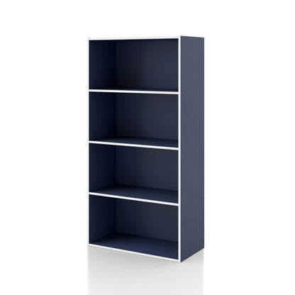 DH BASIC Modern Wood Customizable Stackable Storage Organizer - Cube Shelves, Drawer Cabinet, Bookcase with Doors by Denhour