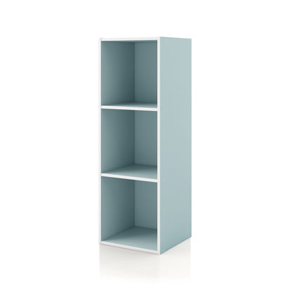 DH BASIC Modern Wood Customizable Stackable Storage Organizer - Cube Shelves, Drawer Cabinet, Bookcase with Doors by Denhour
