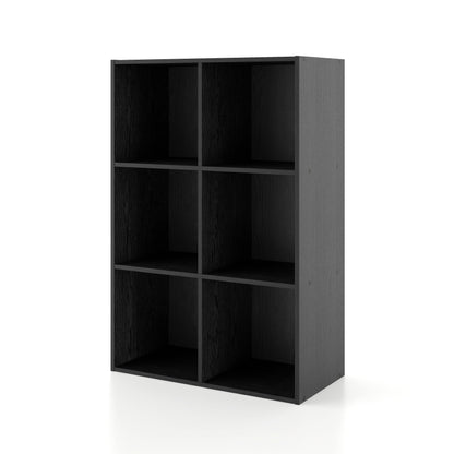 DH BASIC Modern Wood Customizable Stackable Storage Organizer - Cube Shelves, Drawer Cabinet, Bookcase with Doors by Denhour