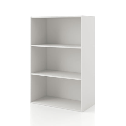 DH BASIC Modern Wood Customizable Stackable Storage Organizer - Cube Shelves, Drawer Cabinet, Bookcase with Doors by Denhour