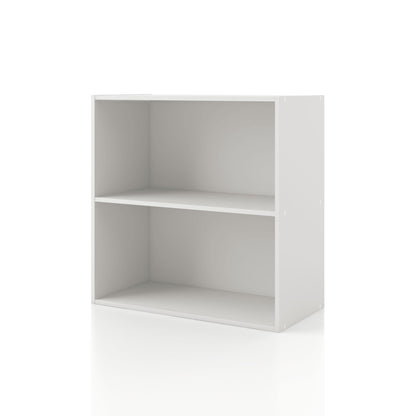 DH BASIC Modern Wood Customizable Stackable Storage Organizer - Cube Shelves, Drawer Cabinet, Bookcase with Doors by Denhour