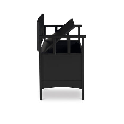 Dahlia Wood Flip Top Storage Entryway Bench