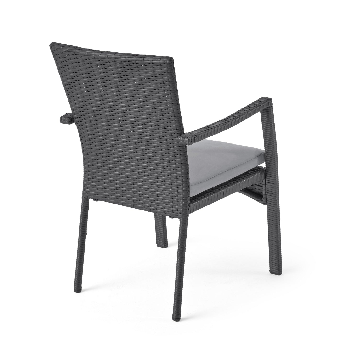 Davenport Outdoor 9 Piece Wood and Wicker Expandable Dining Set by Christopher Knight Home
