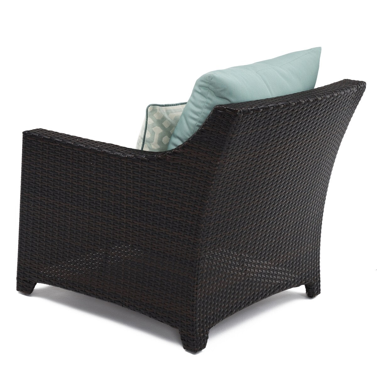 Deco 5 Piece Sunbrella Outdoor Patio Club Chair & Ottoman Set