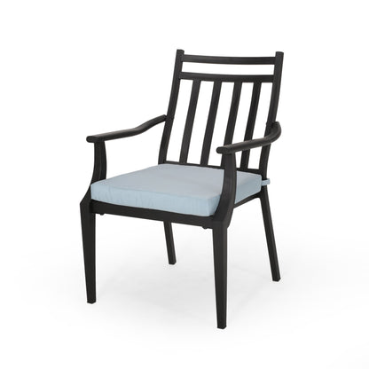 Delmar Outdoor 5 Piece Dining Set with Light Weight Concrete Table by Christopher Knight Home